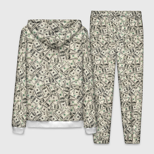 Мужской костюм Доллары Dollars / 3D-Белый – фото 2