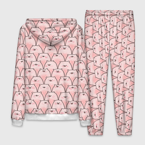 Мужской костюм Пухлые хрюни / 3D-Белый – фото 2