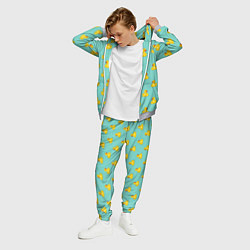 Костюм мужской Желтый утенок паттерн, цвет: 3D-меланж — фото 2