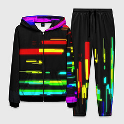 Мужской костюм Color fashion glitch