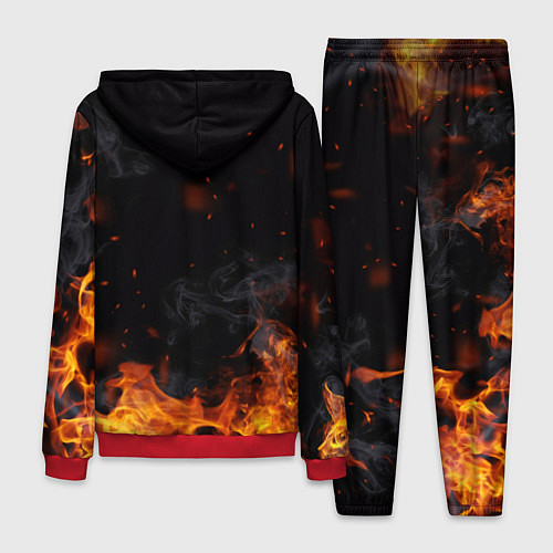 Мужской костюм Umbrella Corporation Огонь / 3D-Красный – фото 2