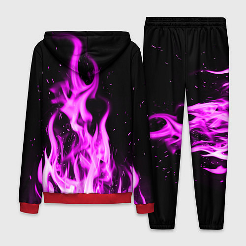 Мужской костюм ОГОНЬ НЕОНОВЫЙ ПЛАМЯ / 3D-Красный – фото 2