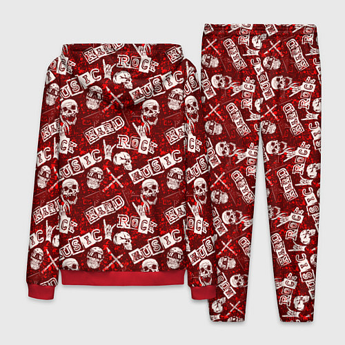 Мужской костюм Хард Рок HARD-ROCK / 3D-Красный – фото 2