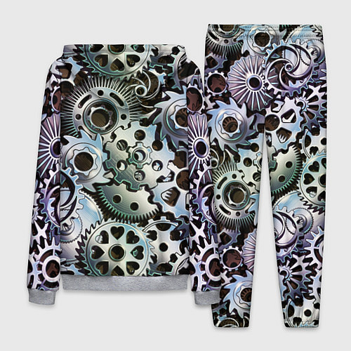 Мужской костюм Стимпанк шестеренки Steampunk / 3D-Меланж – фото 2