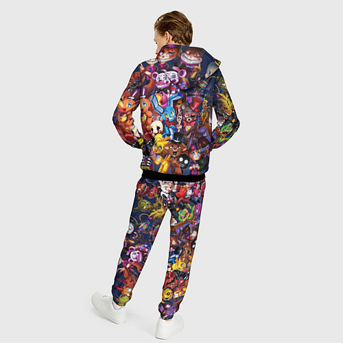Мужской костюм Cute Fnaf Pattern / 3D-Черный – фото 4