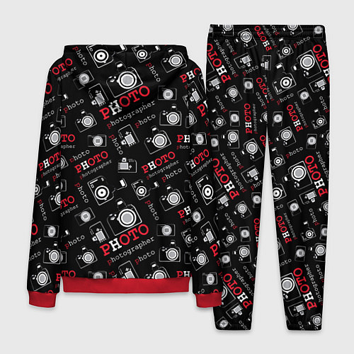 Мужской костюм Photographer Фотограф / 3D-Красный – фото 2