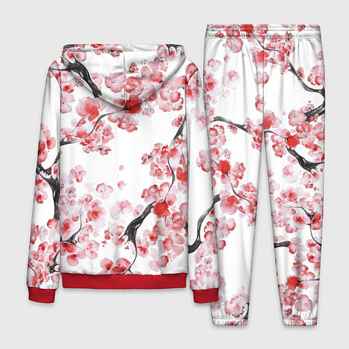 Мужской костюм Ранняя сакура / 3D-Красный – фото 2