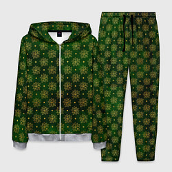 Мужской костюм Gold & Green