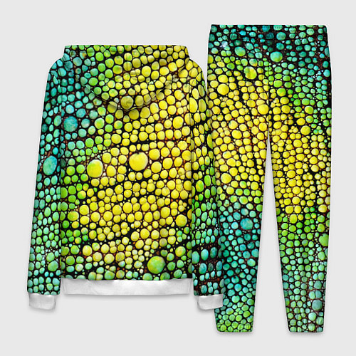 Мужской костюм Кожа ящерицы / 3D-Белый – фото 2