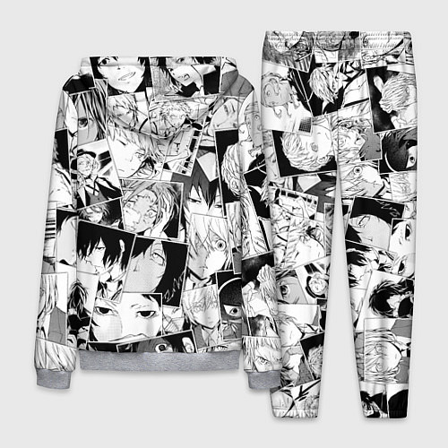 Мужской костюм Bungo Stray Dogs pattern / 3D-Меланж – фото 2