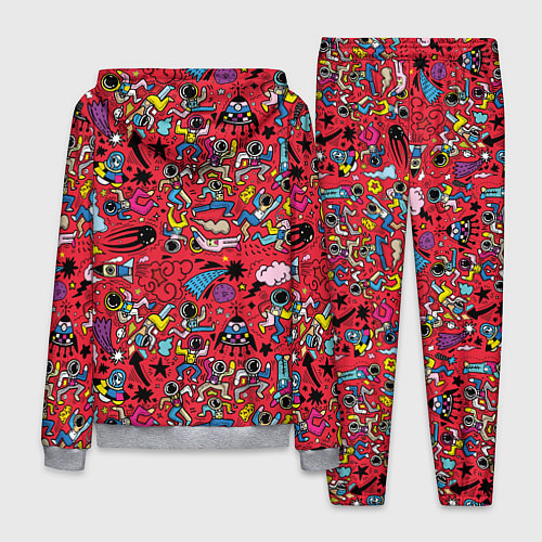 Мужской костюм Много космоса / 3D-Меланж – фото 2