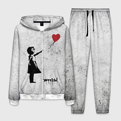 Костюм мужской Бэнкси Всегда есть надежда There is Always Hope Ba, цвет: 3D-белый