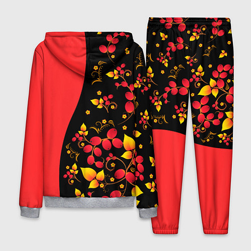 Мужской костюм Хохлома Русская роспись / 3D-Меланж – фото 2