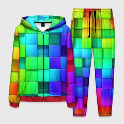 Костюм мужской Color geometrics pattern Vanguard, цвет: 3D-красный