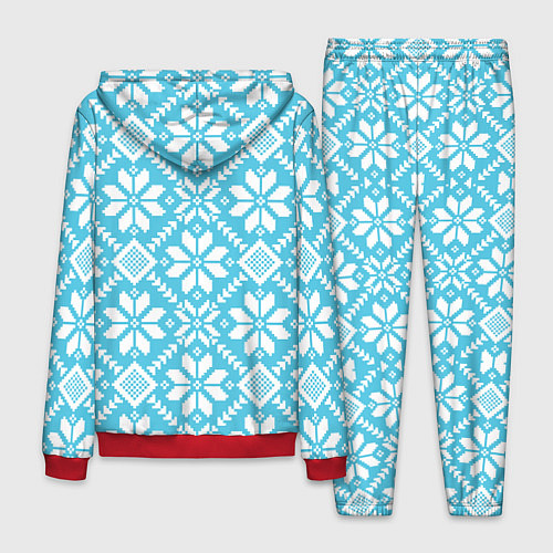 Мужской костюм Узоры народные / 3D-Красный – фото 2