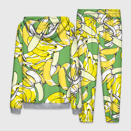 Мужской костюм Banana pattern Summer Food / 3D-Меланж – фото 2