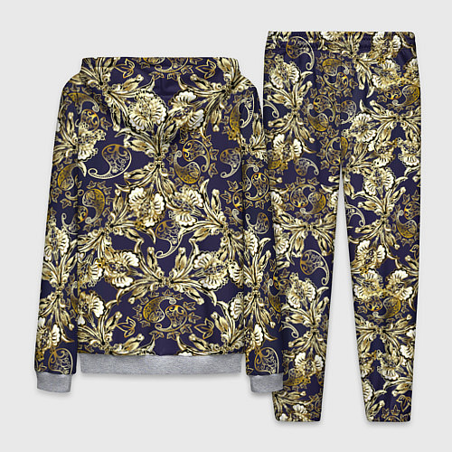 Мужской костюм Узоры и листья / 3D-Меланж – фото 2
