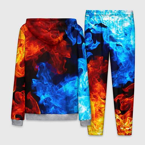 Мужской костюм Огонь - Вода Инь - Янь / 3D-Меланж – фото 2