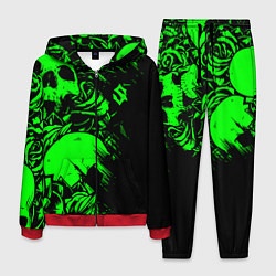 Костюм мужской Сабатон sabaton черепа, цвет: 3D-красный