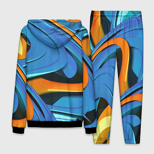 Мужской костюм Abstraction Fashion 2037 / 3D-Черный – фото 2