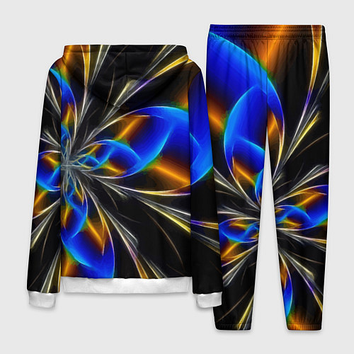 Мужской костюм Neon vanguard pattern Fashion 2023 / 3D-Белый – фото 2