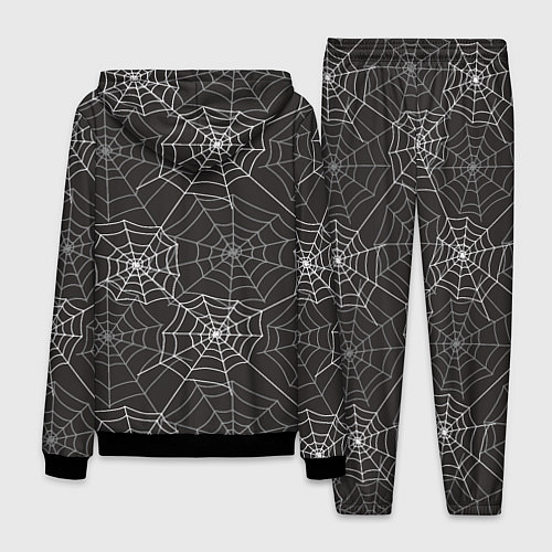 Мужской костюм Паутинка паттерн / 3D-Черный – фото 2