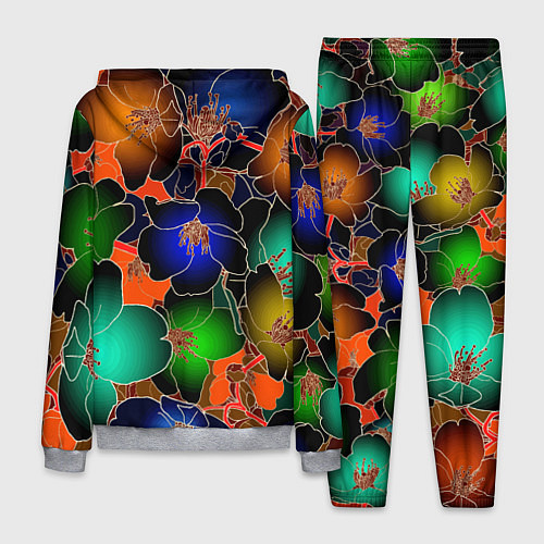 Мужской костюм Vanguard floral pattern Summer night Fashion trend / 3D-Меланж – фото 2