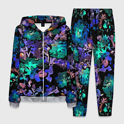 Костюм мужской Floral pattern Summer night Fashion trend 2025, цвет: 3D-меланж