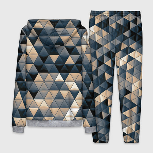 Мужской костюм Кибернетическая стена / 3D-Меланж – фото 2