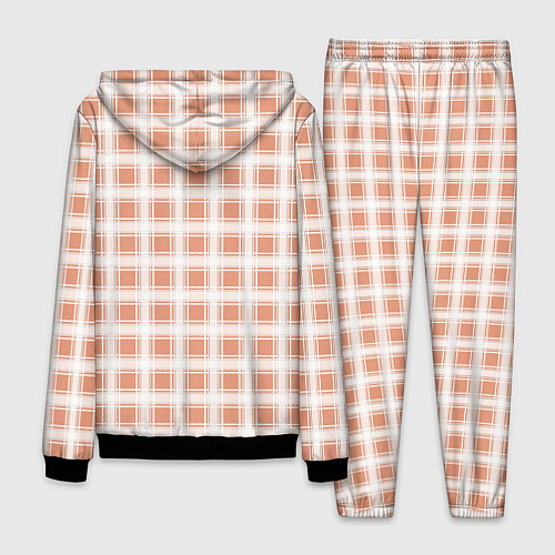 Мужской костюм Light beige plaid fashionable checkered pattern / 3D-Черный – фото 2