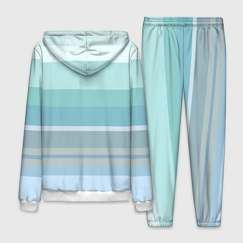 Мужской костюм Морские линии / 3D-Белый – фото 2