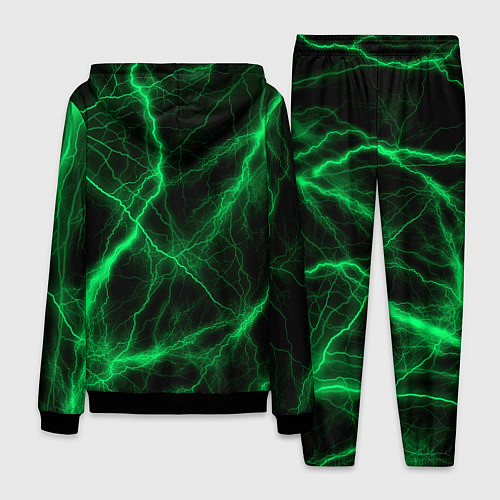 Мужской костюм Mazda зеленые молнии / 3D-Черный – фото 2
