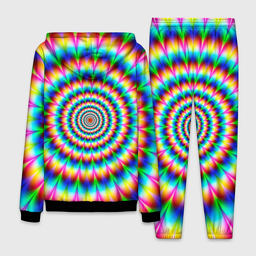 Мужской костюм Радужная оптическая иллюзия / 3D-Черный – фото 2