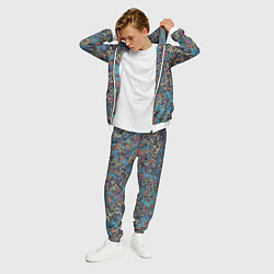 Костюм мужской Галлюциногенные узоры, цвет: 3D-белый — фото 2