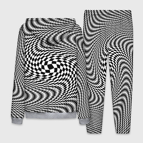 Мужской костюм Гипнотическая спираль - оптическая иллюзия / 3D-Меланж – фото 2