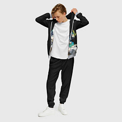 Костюм мужской Венти : Анемо архонт - Геншин, цвет: 3D-меланж — фото 2