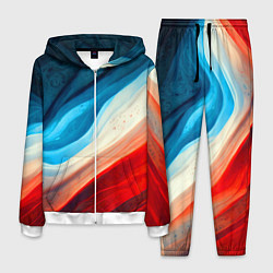 Мужской костюм Неоновые яркие волны