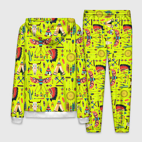 Мужской костюм National indian items / 3D-Белый – фото 2