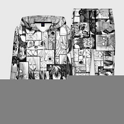 Костюм мужской Глейпнир паттерн, цвет: 3D-белый