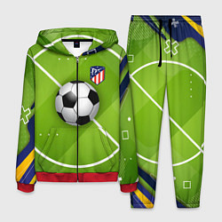 Костюм мужской Atletico madrid Мяч, цвет: 3D-красный