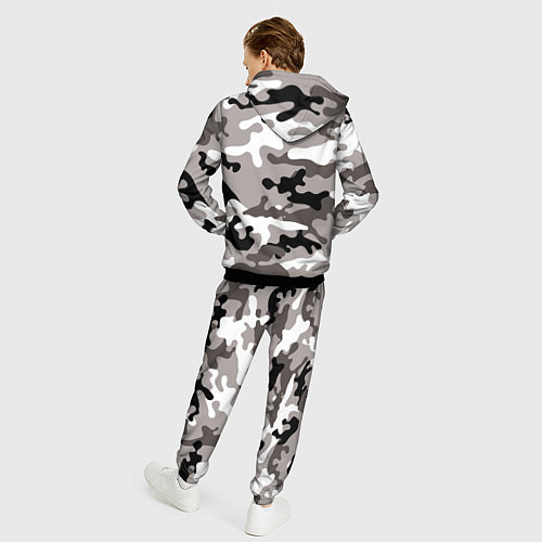 Мужской костюм Камуфляж Urban крупный / 3D-Черный – фото 4