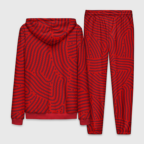 Мужской костюм Juventus отпечатки / 3D-Красный – фото 2