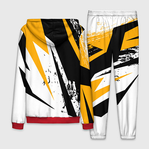 Мужской костюм Гоночная абстракция / 3D-Красный – фото 2