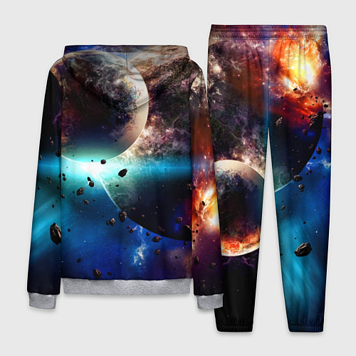 Мужской костюм За секунду до столкновения планеты с космическим о / 3D-Меланж – фото 2
