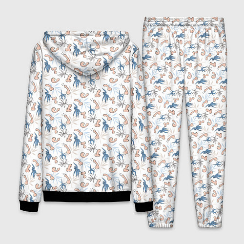 Мужской костюм Пенис и растения / 3D-Черный – фото 2