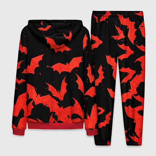 Мужской костюм Летучие мыши красные / 3D-Красный – фото 2