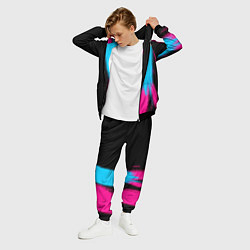 Костюм мужской Aerosmith - neon gradient: по-вертикали, цвет: 3D-черный — фото 2