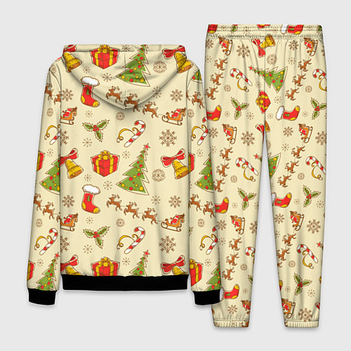 Мужской костюм С Новым 2023 Годом / 3D-Черный – фото 2