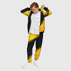Костюм мужской Dead by Daylight - gold gradient: надпись, символ, цвет: 3D-черный — фото 2