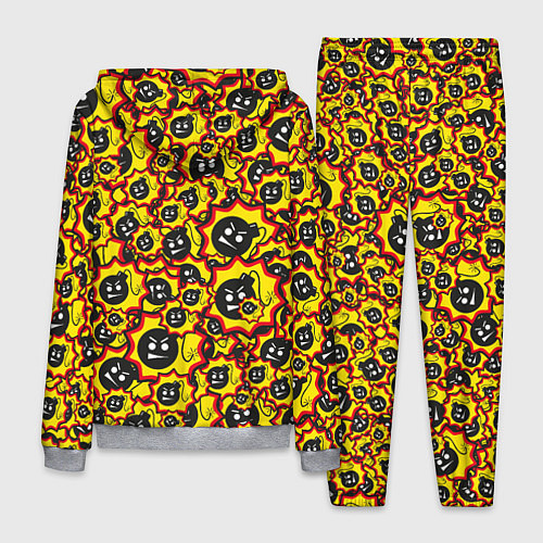 Мужской костюм Serious Sam logo pattern / 3D-Меланж – фото 2
